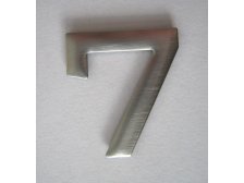 Číslice "7" 25 mm nalepovací nerez IN